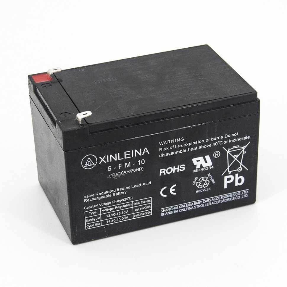 Xinleina 6fm10 12v 10ah Rechargeable Valve Regulated Lead Acid Battery Pentaras Motors